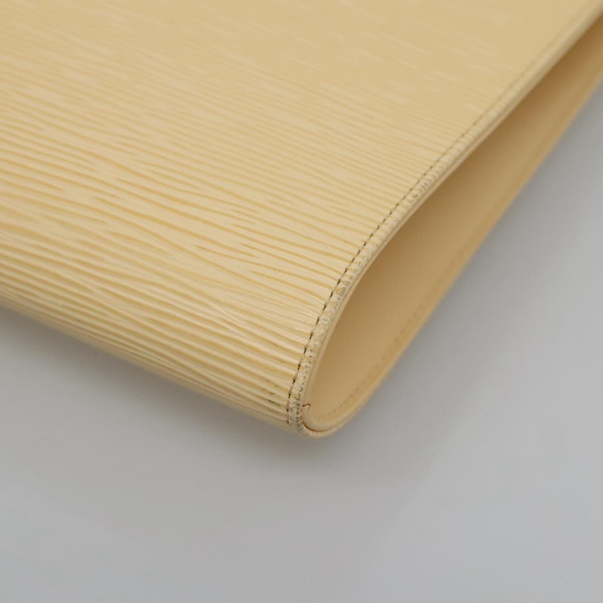 LOUIS VUITTON Epi Saint Tropez Shoulder Bag Cream M5246A LV Auth 129133