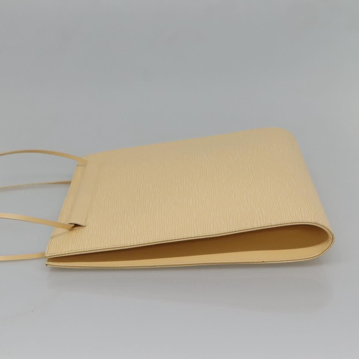 LOUIS VUITTON Epi Saint Tropez Shoulder Bag Cream M5246A LV Auth 129133