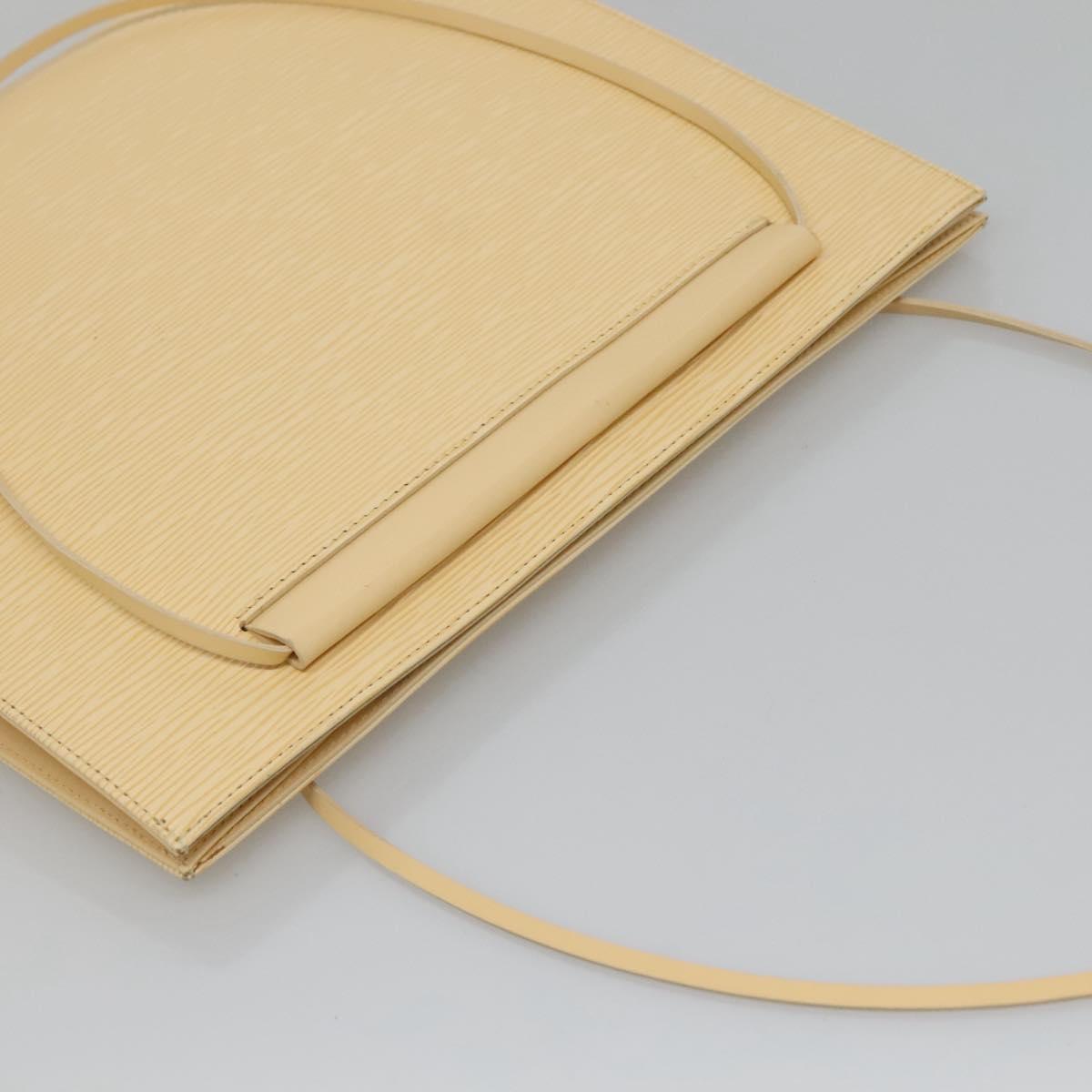 LOUIS VUITTON Epi Saint Tropez Shoulder Bag Cream M5246A LV Auth 129133