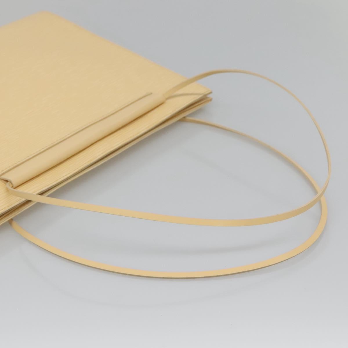 LOUIS VUITTON Epi Saint Tropez Shoulder Bag Cream M5246A LV Auth 129133