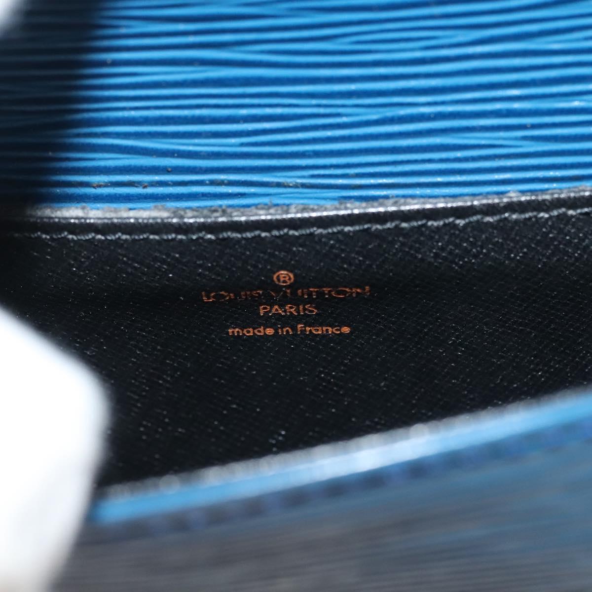 LOUIS VUITTON Epi Saint Cloud PM Shoulder Bag Blue M52195 LV Auth 129175