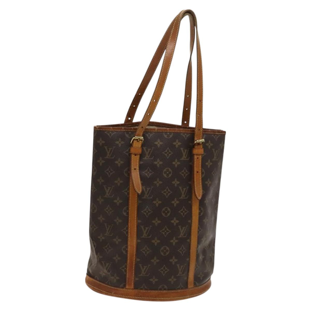 LOUIS VUITTON Monogram Bucket GM Shoulder Bag M42236 LV Auth 129218