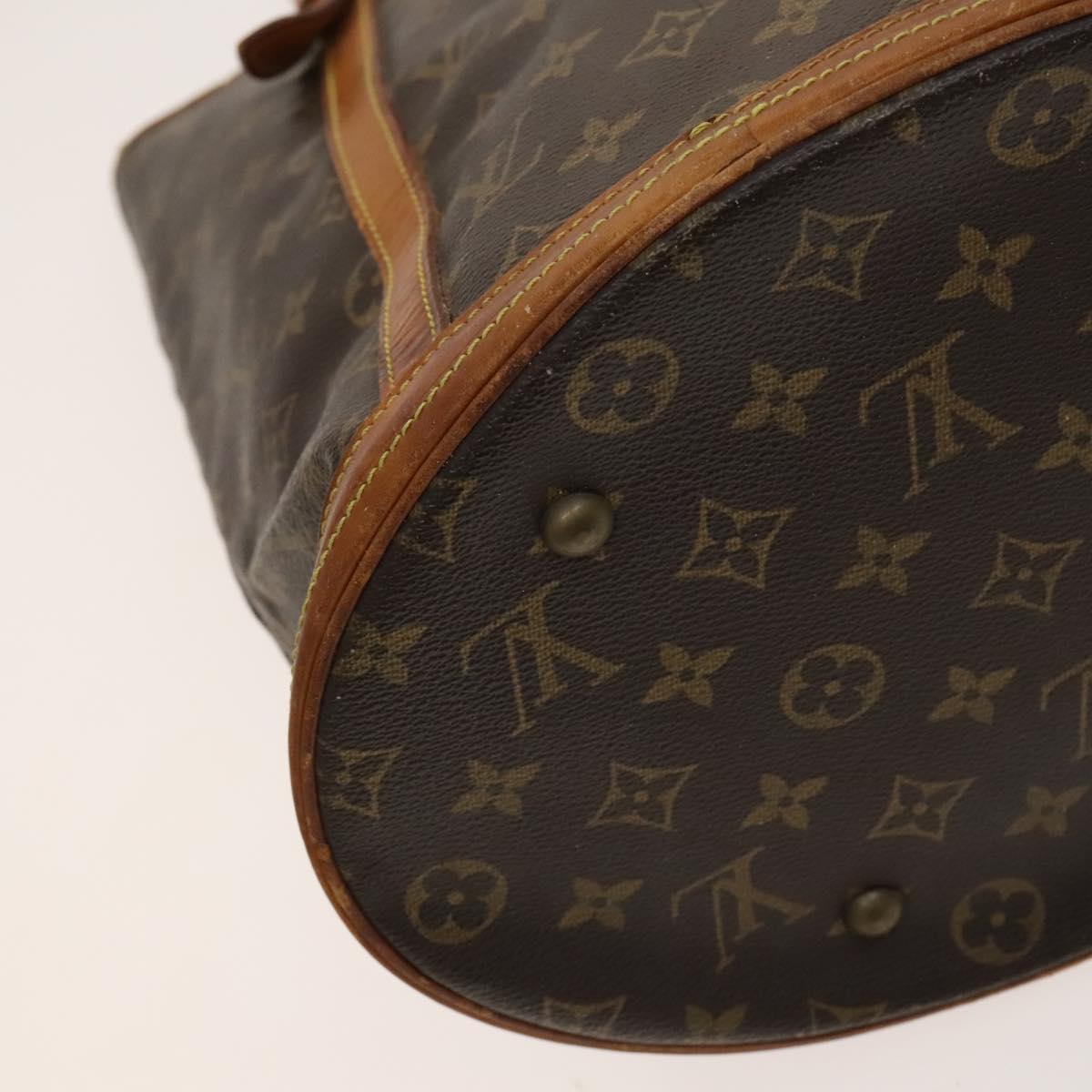 LOUIS VUITTON Monogram Bucket GM Shoulder Bag M42236 LV Auth 129218