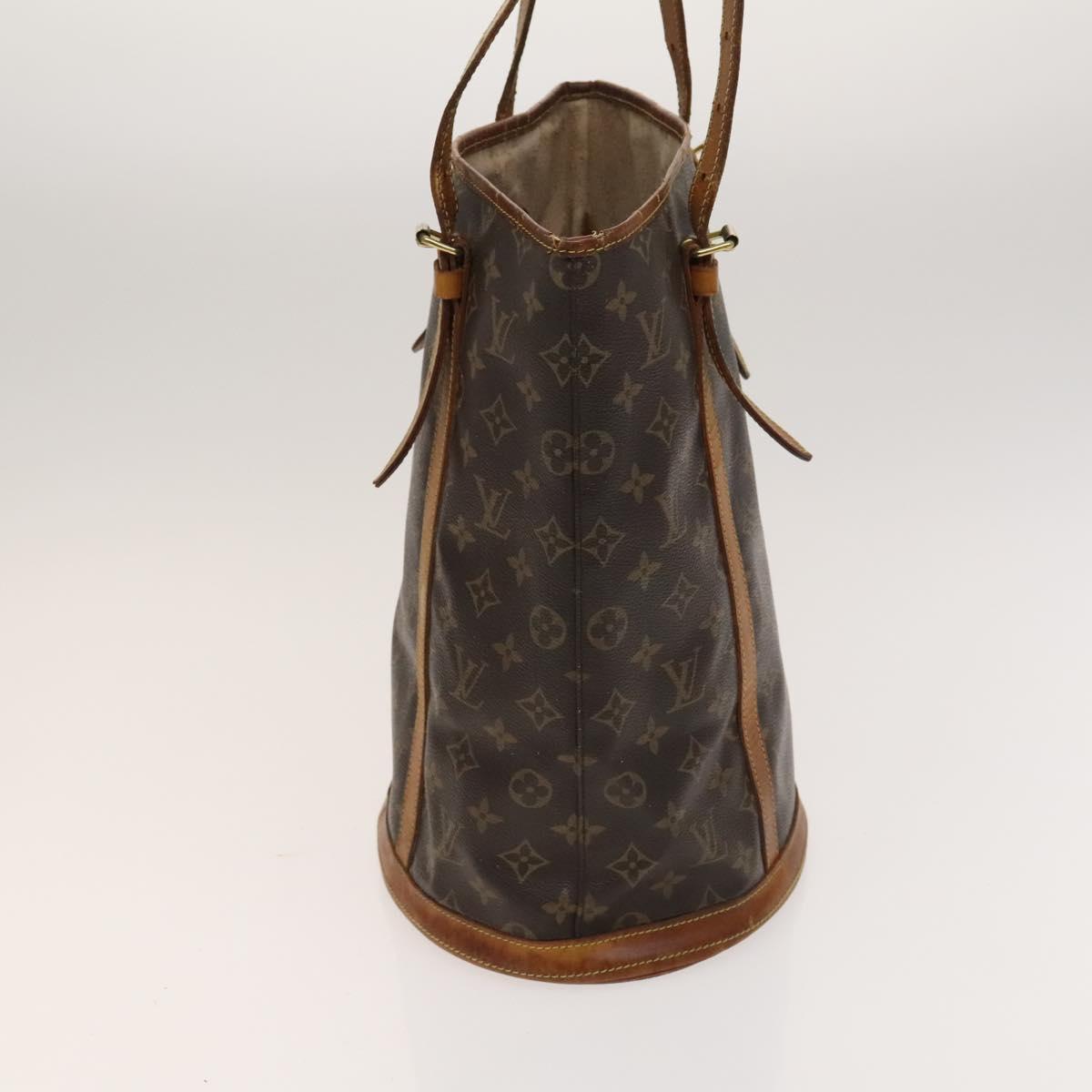 LOUIS VUITTON Monogram Bucket GM Shoulder Bag M42236 LV Auth 129218