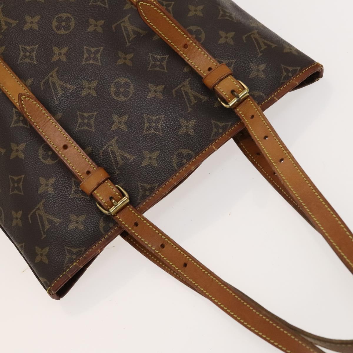 LOUIS VUITTON Monogram Bucket GM Shoulder Bag M42236 LV Auth 129218