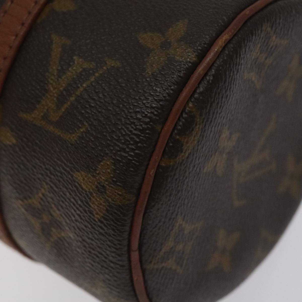 LOUIS VUITTON Monogram Papillon 22 Hand Bag M51367 LV Auth 129222