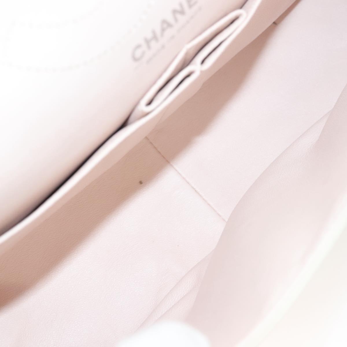 CHANEL Matelasse 2.55 Double Flap Chain Gradient Bag Lamb Skin CC Auth 129232