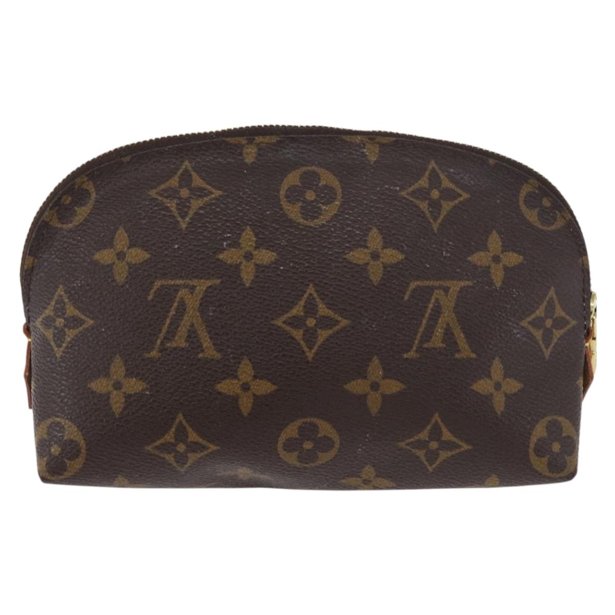 LOUIS VUITTON Monogram Pochette Cosmetic PM Cosmetic Pouch M47515 LV Auth 129240