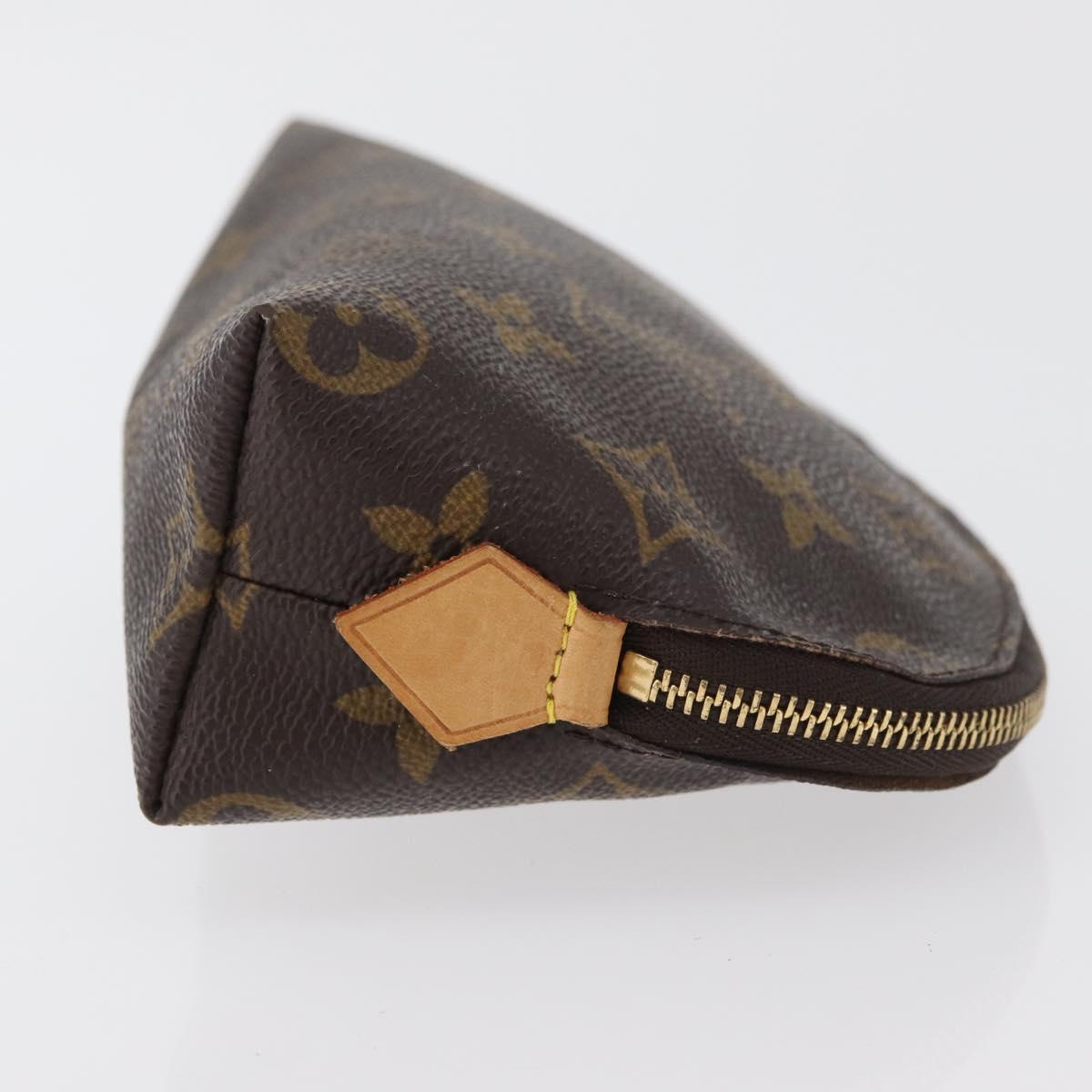 LOUIS VUITTON Monogram Pochette Cosmetic PM Cosmetic Pouch M47515 LV Auth 129240