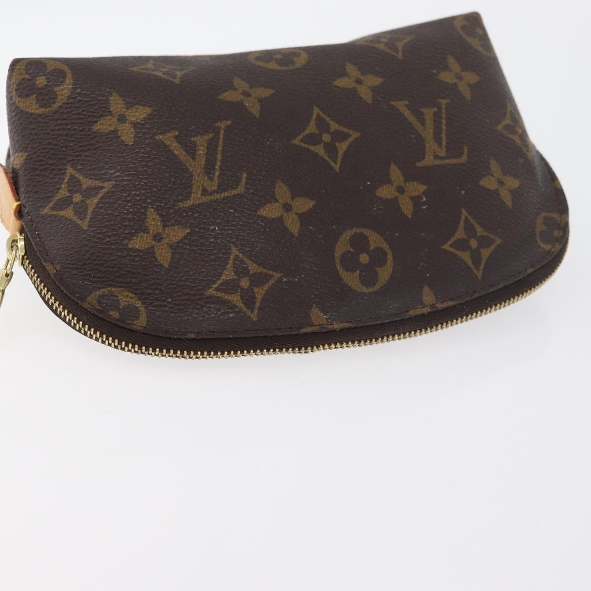 LOUIS VUITTON Monogram Pochette Cosmetic PM Cosmetic Pouch M47515 LV Auth 129240