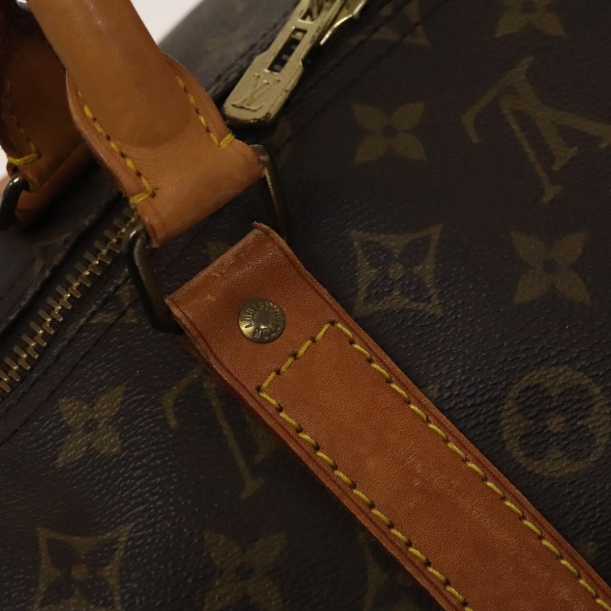 LOUIS VUITTON Monogram Keepall 55 Boston Bag M41424 LV Auth 129265