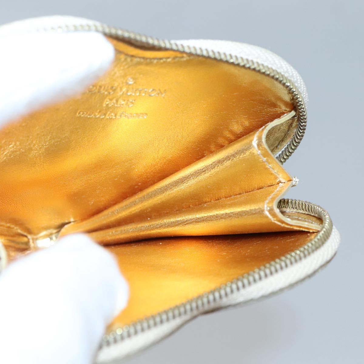 LOUIS VUITTON Monogram Miroir Porte Monnaie Coeur Purse Dore M93567 Auth 129270V