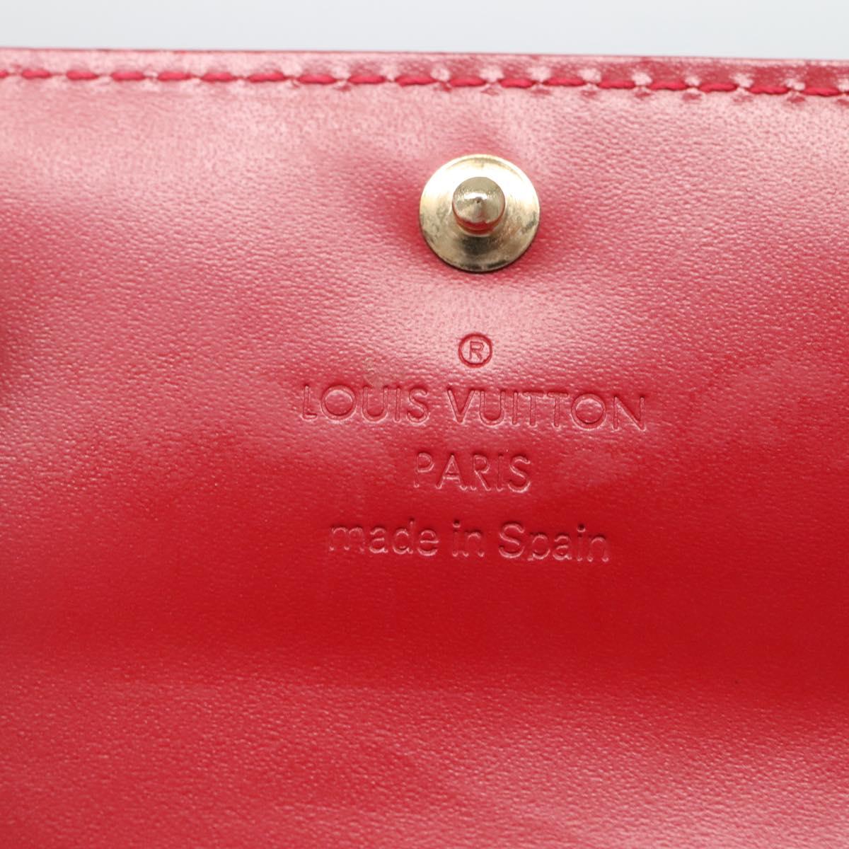 LOUIS VUITTON Vernis Multicles 4 Key Case Pomme D'amour M91976 LV Auth 129271V