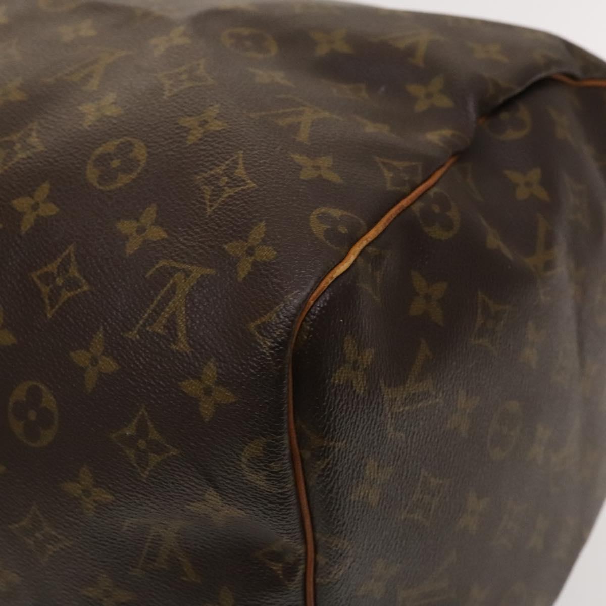 LOUIS VUITTON Monogram Keepall 55 Boston Bag M41424 LV Auth 129278