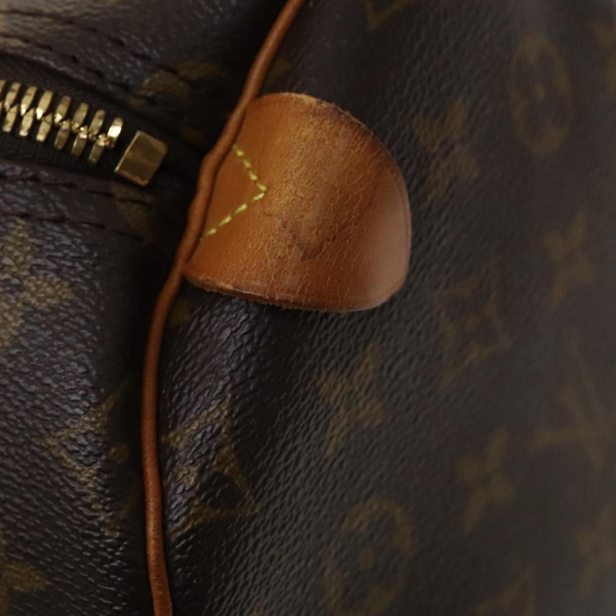LOUIS VUITTON Monogram Keepall 55 Boston Bag M41424 LV Auth 129278