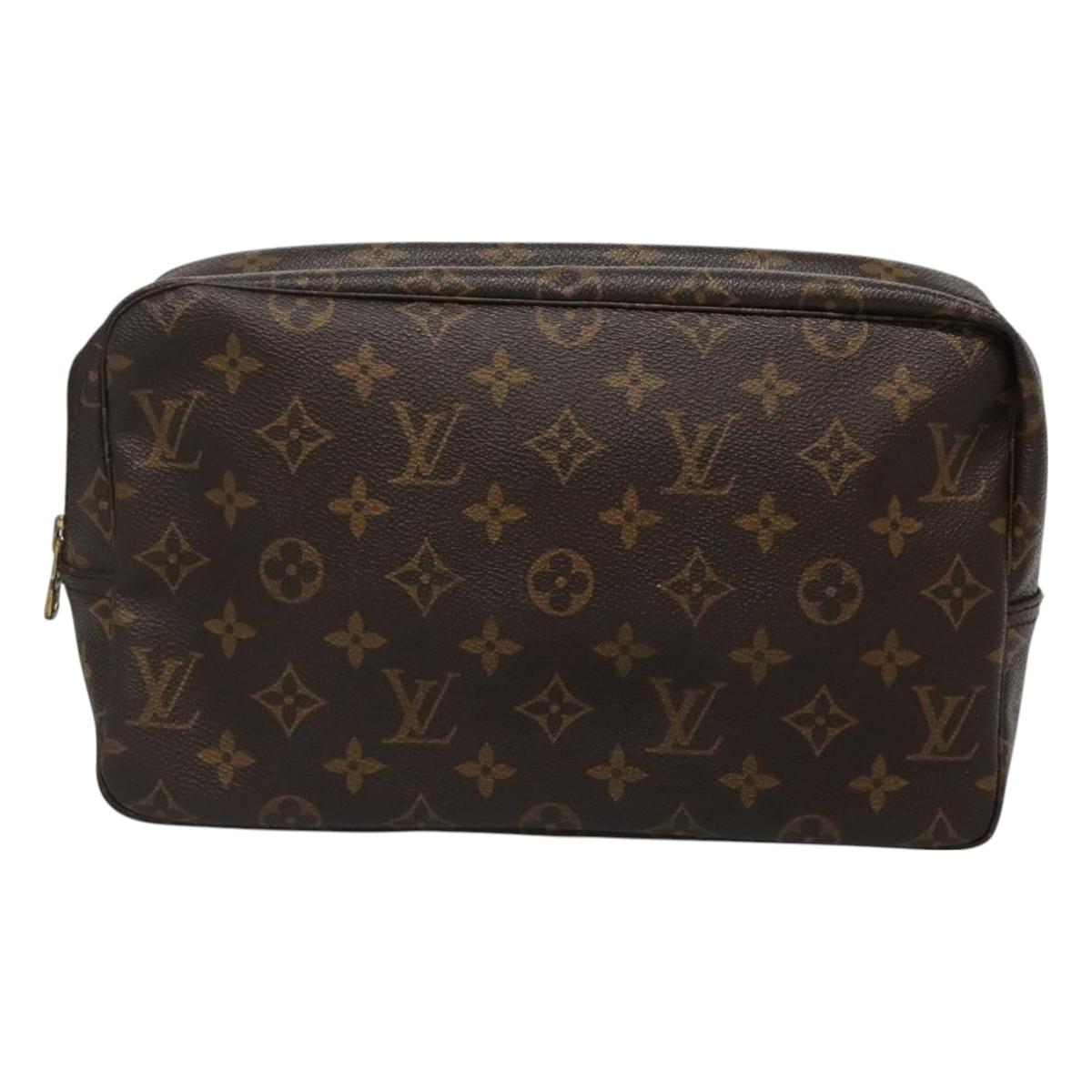 LOUIS VUITTON Monogram Trousse Toilette 28 Clutch Bag M47522 LV Auth 129280
