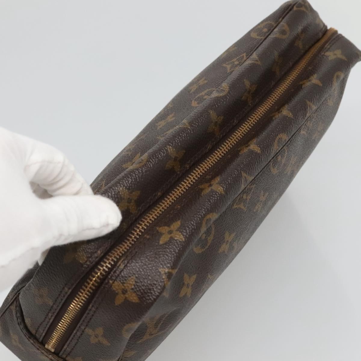 LOUIS VUITTON Monogram Trousse Toilette 28 Clutch Bag M47522 LV Auth 129280