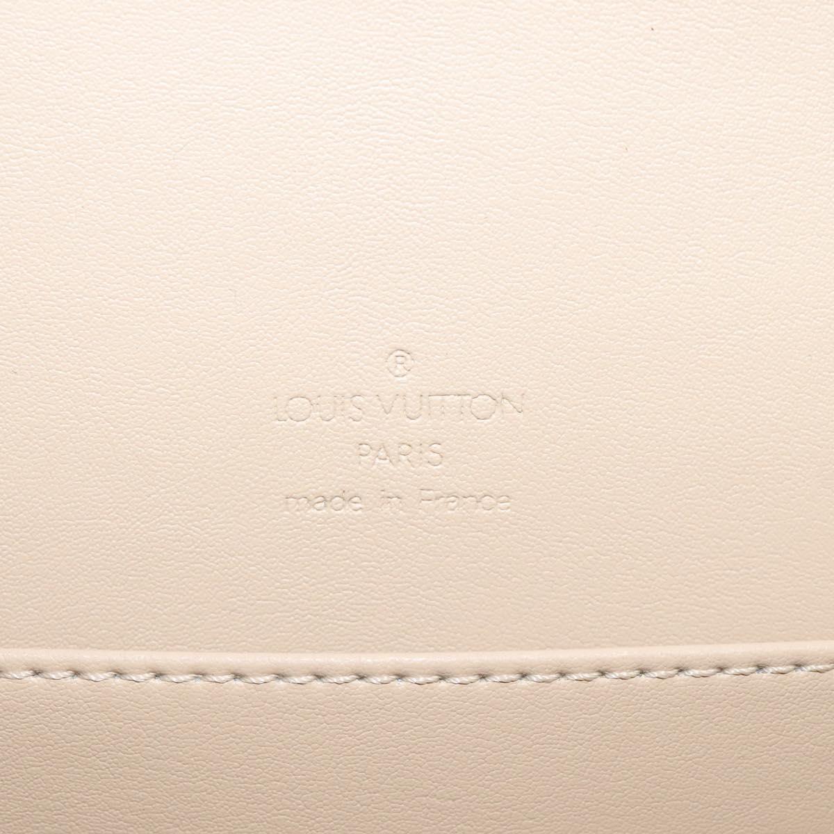 LOUIS VUITTON Monogram Vernis Thompson Street Bag Beige M91301 LV Auth 129282