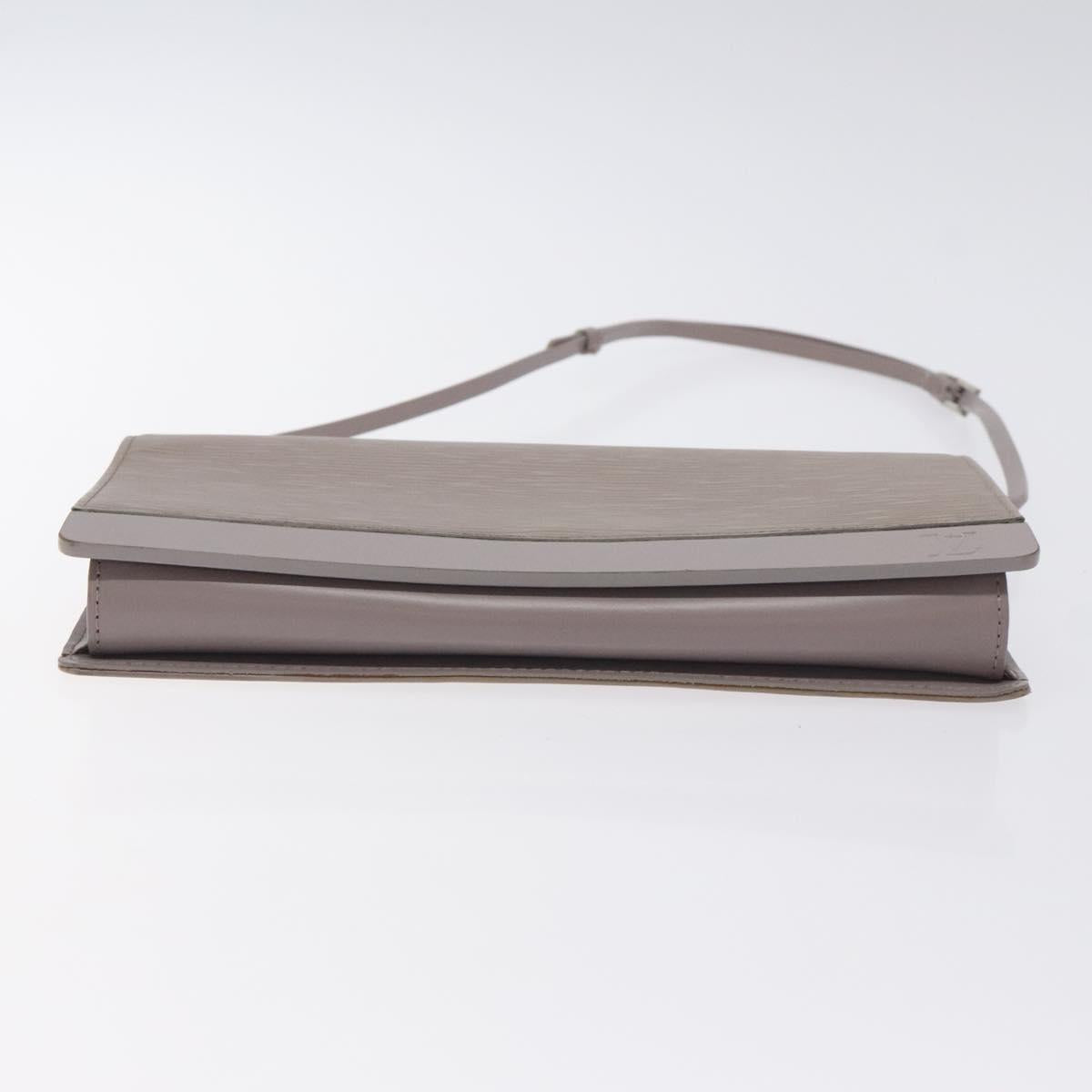 LOUIS VUITTON Epi Honfleur Clutch Bag Lilac M5273B LV Auth 129284