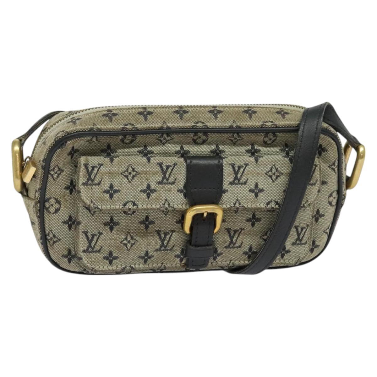 LOUIS VUITTON Monogram Mini Juliet MM Shoulder Bag Blue M92004 LV Auth 129285