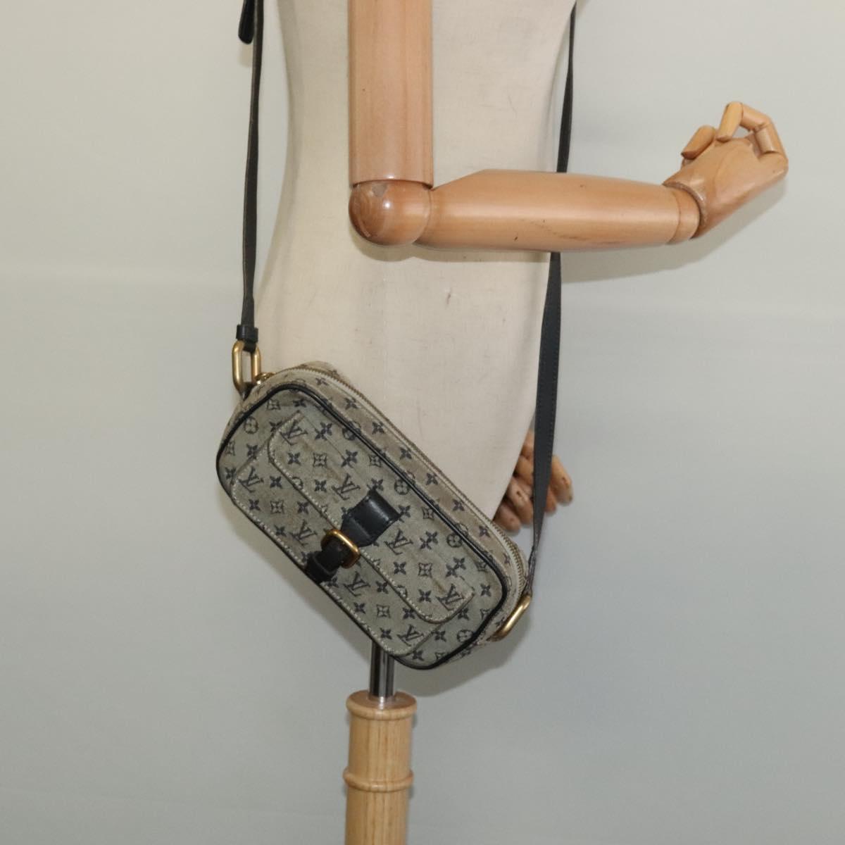 LOUIS VUITTON Monogram Mini Juliet MM Shoulder Bag Blue M92004 LV Auth 129285