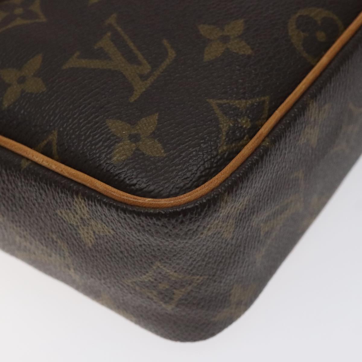 LOUIS VUITTON Monogram Compiegne 23 Clutch Bag M51847 LV Auth 129286