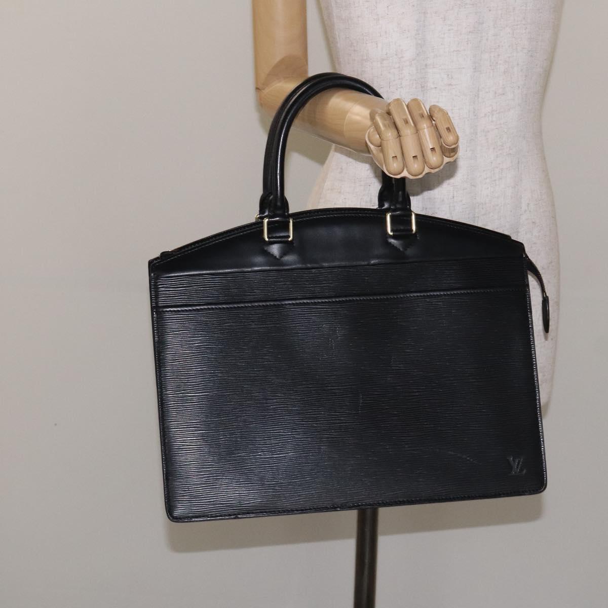 LOUIS VUITTON Epi Riviera Hand Bag Noir Black M48182 LV Auth 129304