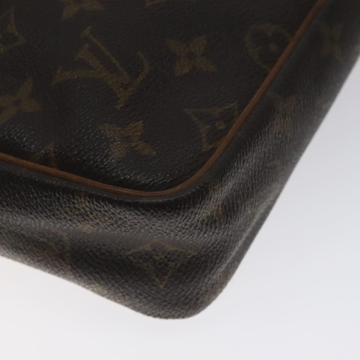 LOUIS VUITTON Monogram Compiegne 23 Clutch Bag M51847 LV Auth 129306