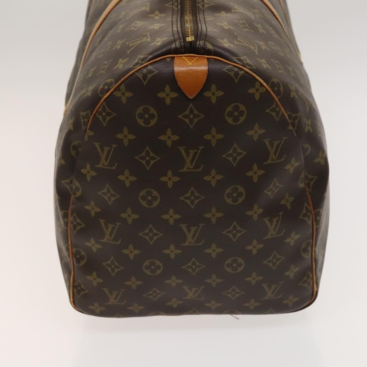 LOUIS VUITTON Monogram Keepall 55 Boston Bag M41424 LV Auth 129308
