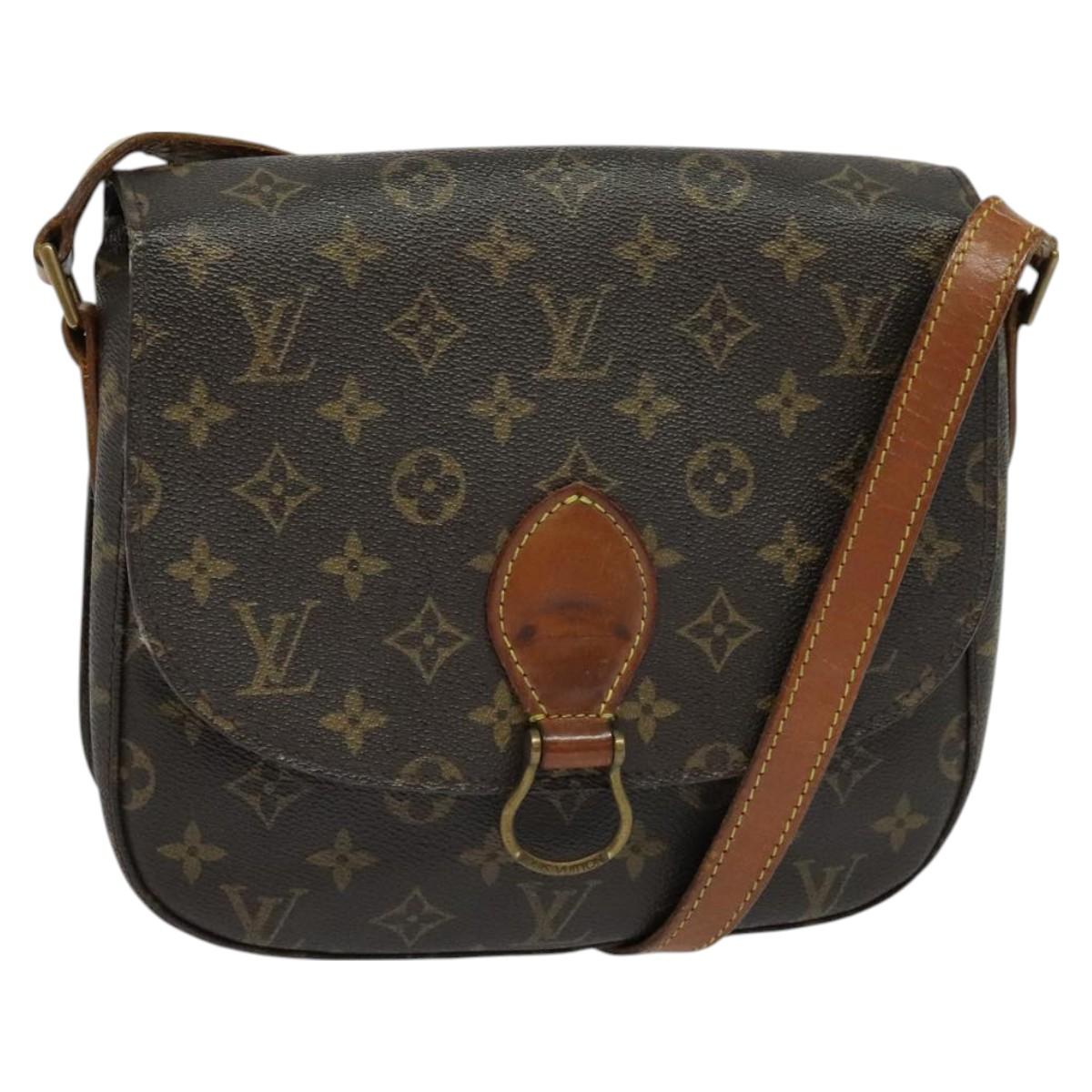 LOUIS VUITTON Monogram Monogram Saint Cloud GM Shoulder Bag M51242 Auth 129315