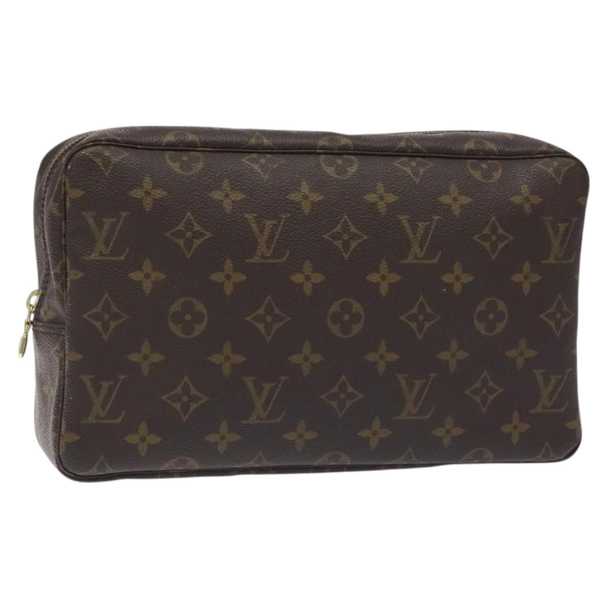 LOUIS VUITTON Monogram Trousse Toilette 28 Clutch Bag M47522 LV Auth 129369