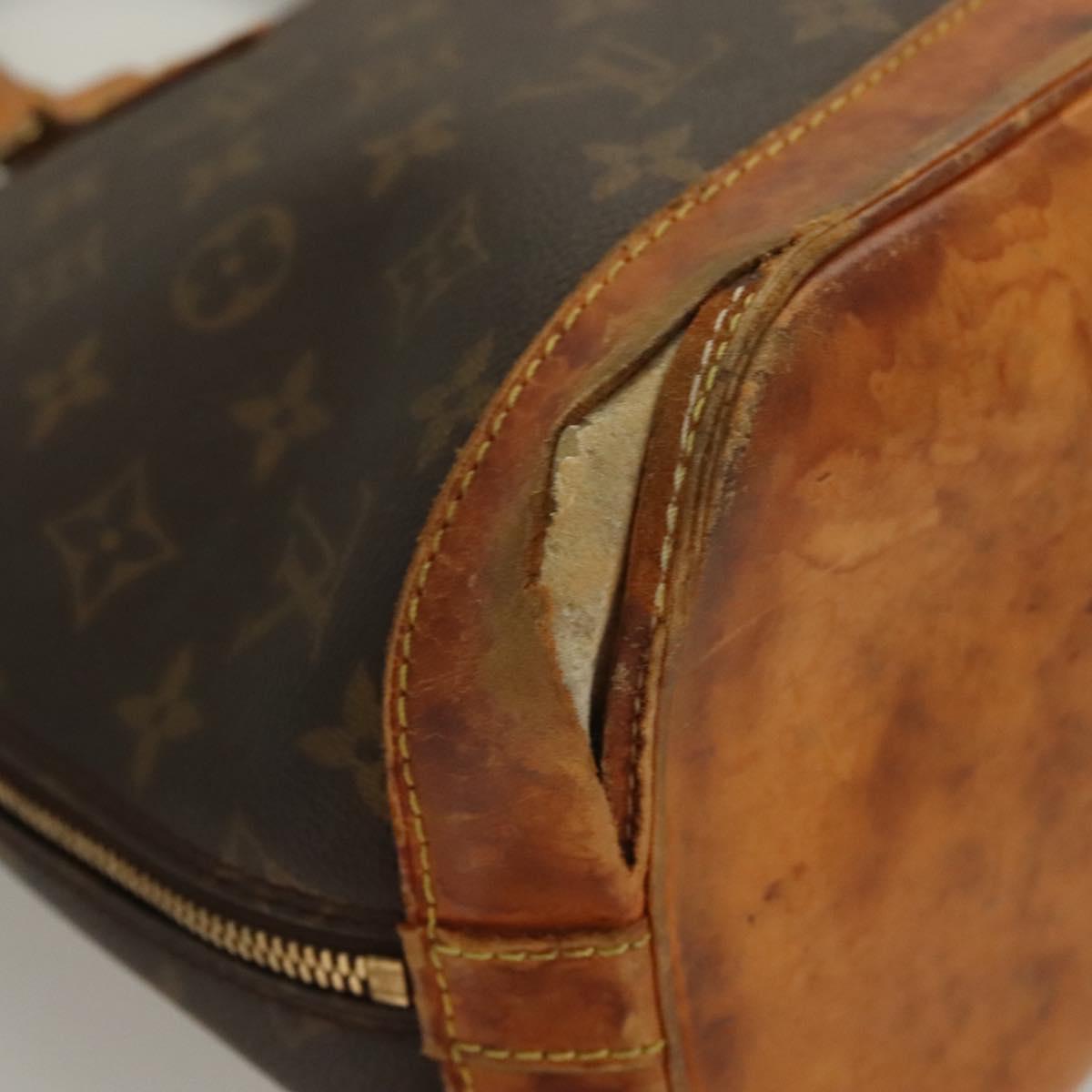 LOUIS VUITTON Monogram Alma Hand Bag M51130 LV Auth 129412