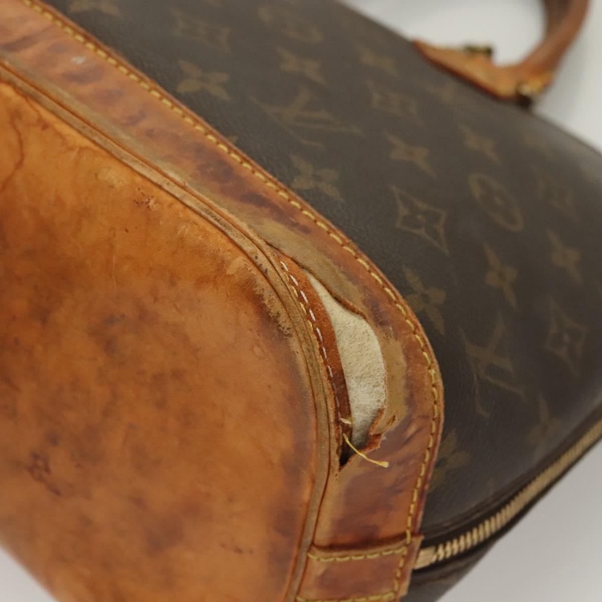 LOUIS VUITTON Monogram Alma Hand Bag M51130 LV Auth 129412