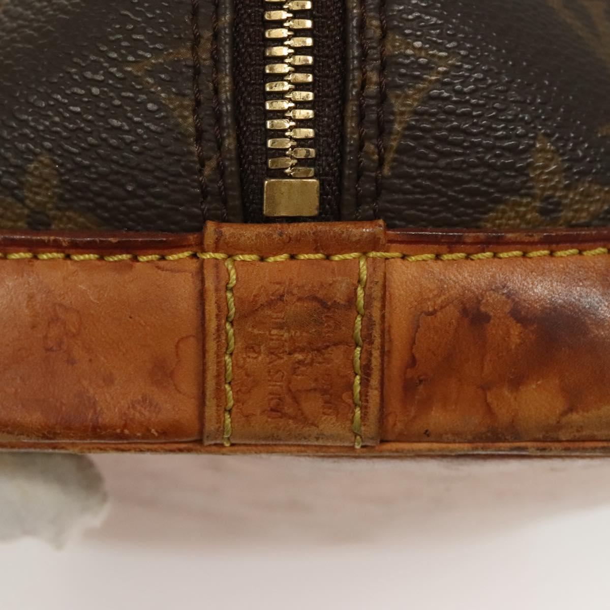 LOUIS VUITTON Monogram Alma Hand Bag M51130 LV Auth 129412