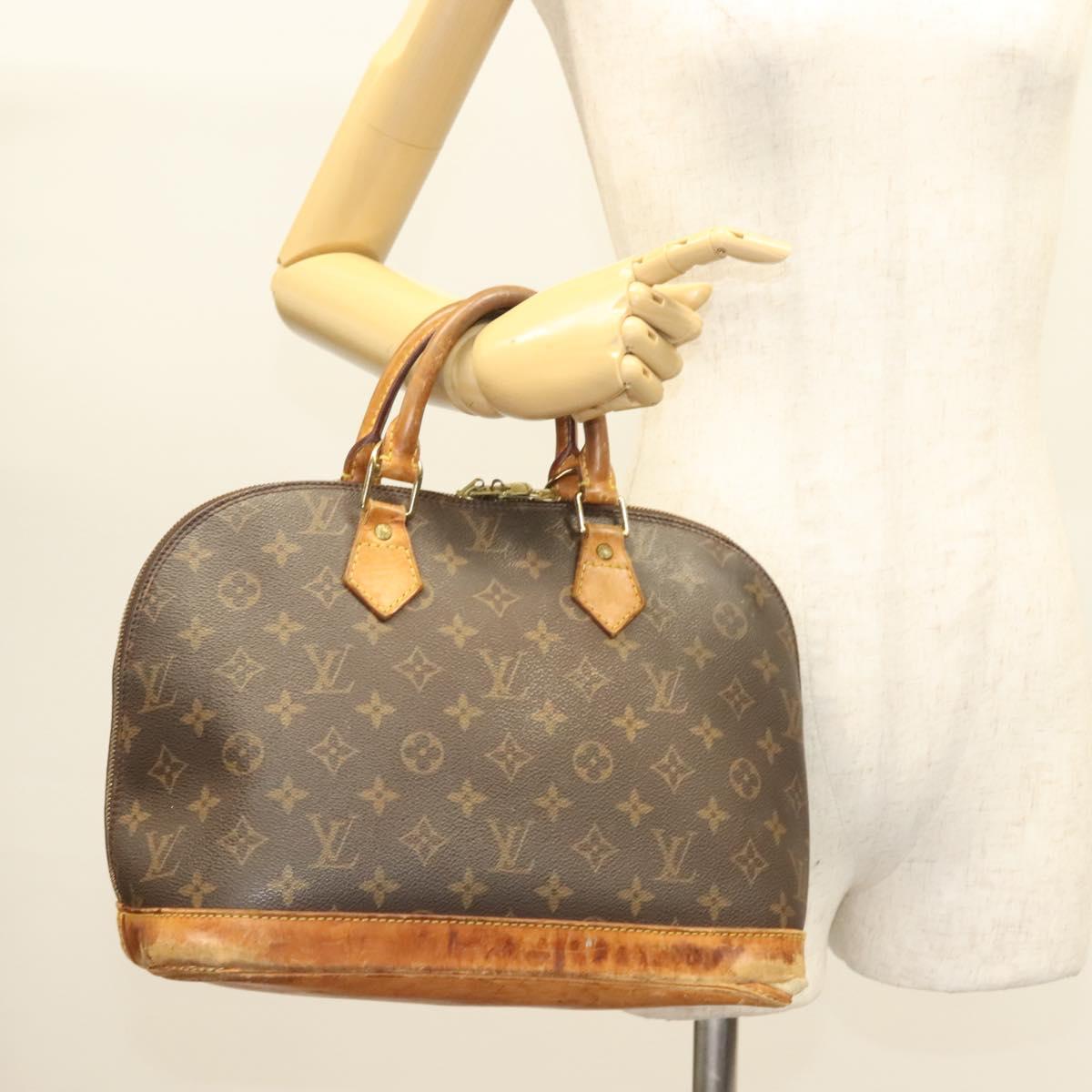 LOUIS VUITTON Monogram Alma Hand Bag M51130 LV Auth 129412