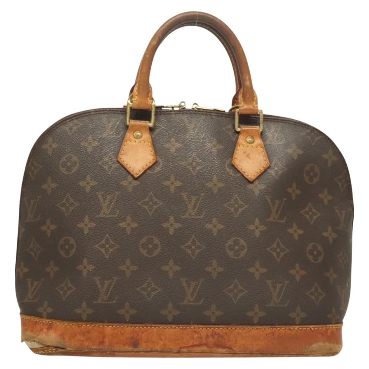 LOUIS VUITTON Monogram Alma Hand Bag M51130 LV Auth 129412