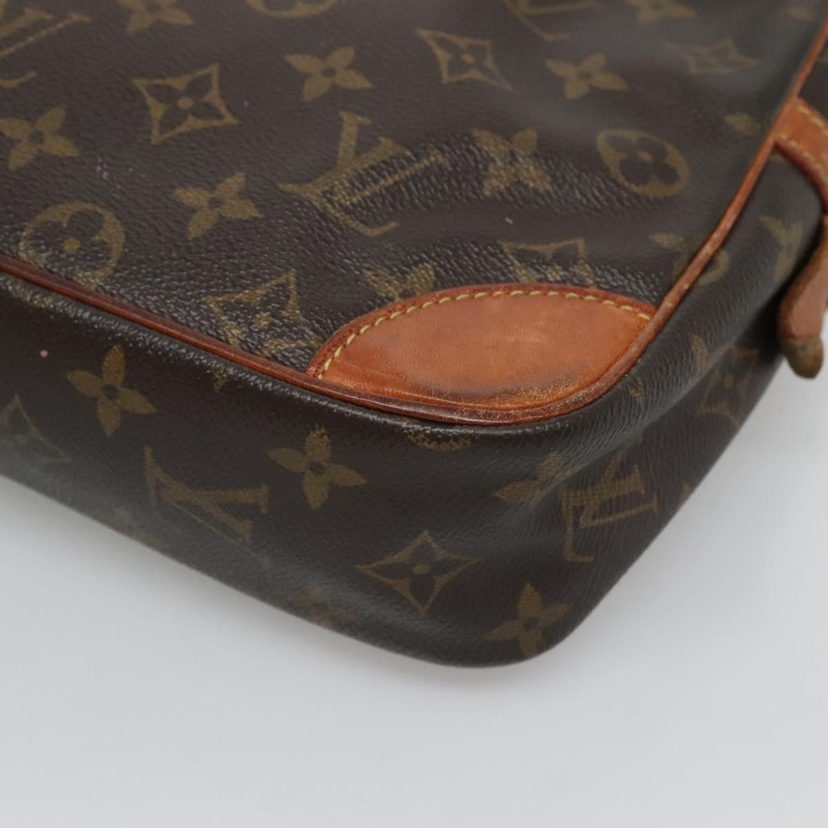 LOUIS VUITTON Monogram Compiegne 28 Clutch Bag M51845 LV Auth 129413