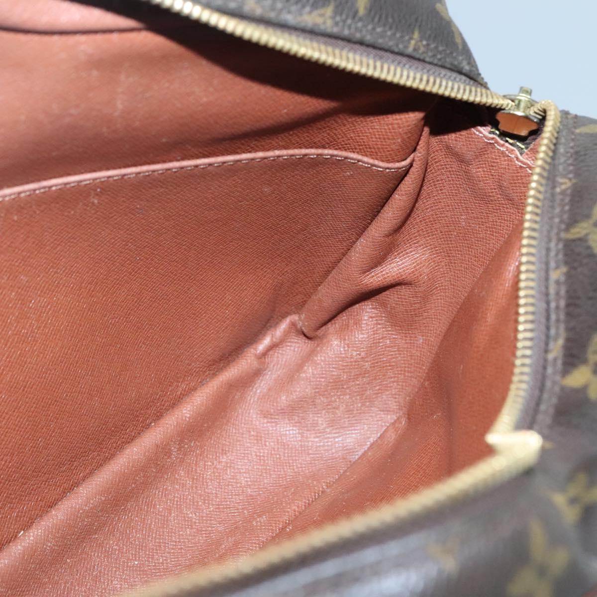 LOUIS VUITTON Monogram Compiegne 28 Clutch Bag M51845 LV Auth 129413