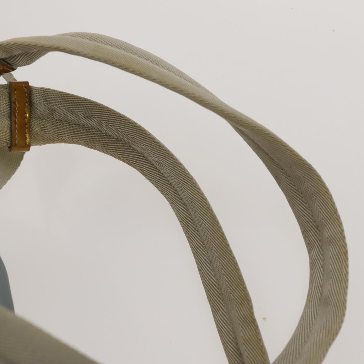 PRADA Backpack Nylon Light Blue Silver Auth 129416