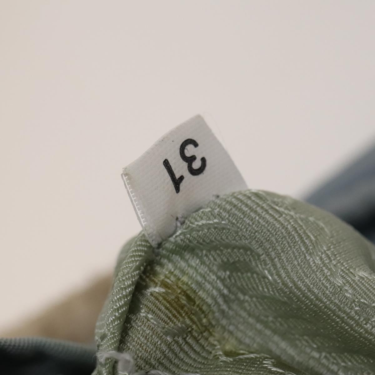 PRADA Backpack Nylon Light Blue Silver Auth 129416