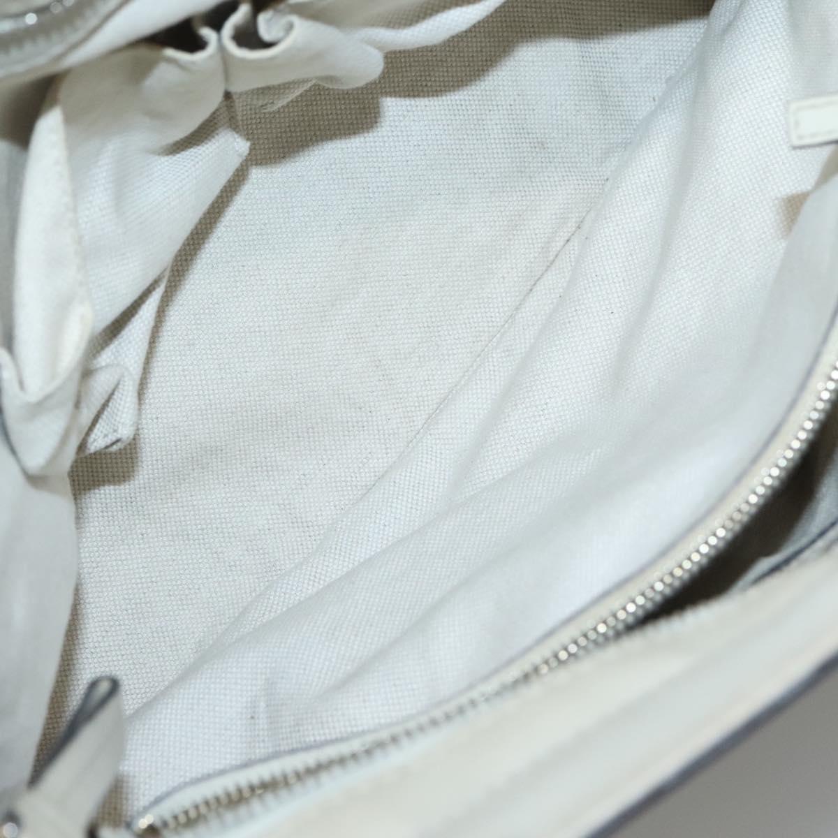 GUCCI GG Canvas Guccissima Pretty Tote Bag Leather Beige Gold 257063 Auth 129430