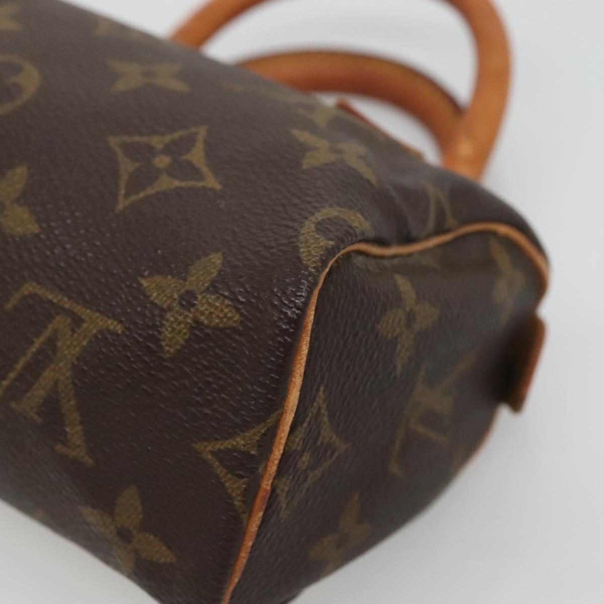 LOUIS VUITTON Monogram Mini Speedy Hand Bag M41534 LV Auth 129433