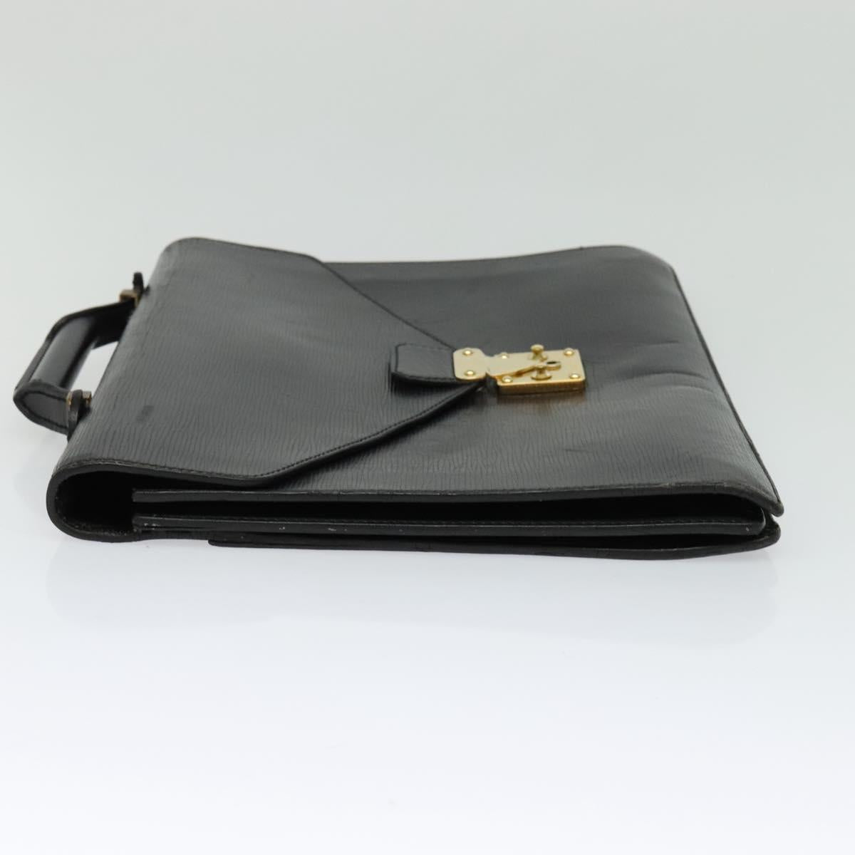 LOUIS VUITTON Epi Serviette Conseiller Bag Vintage Black M54422 LV Auth 129457
