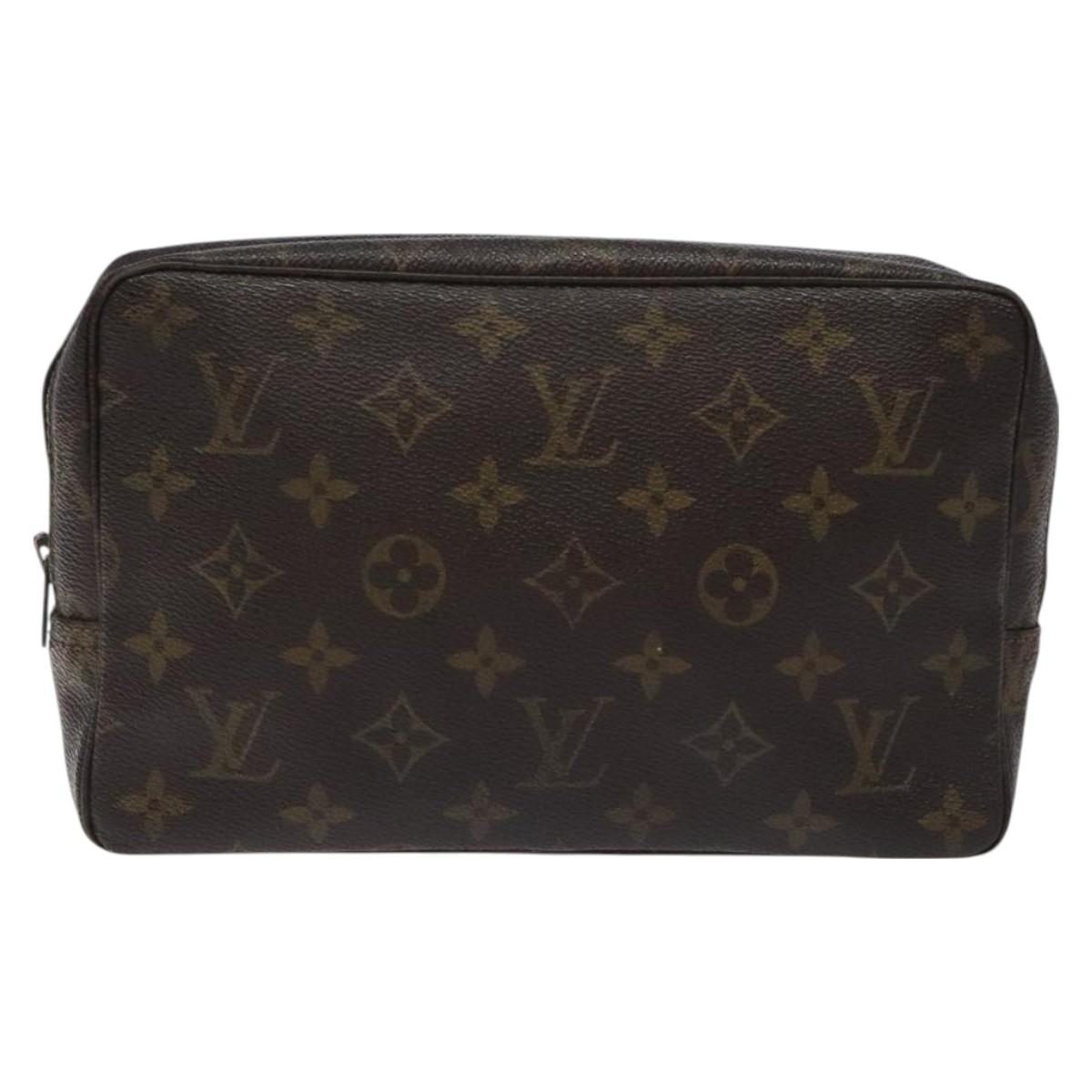 LOUIS VUITTON Monogram Trousse Toilette 23 Clutch Bag Vintage M47524 Auth 129463
