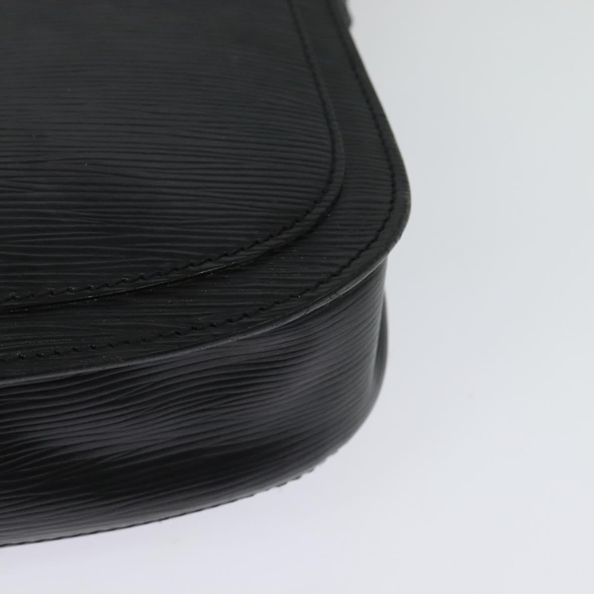 LOUIS VUITTON Epi Saint Cloud GM Shoulder Bag Black Noir M52192 LV Auth 129506