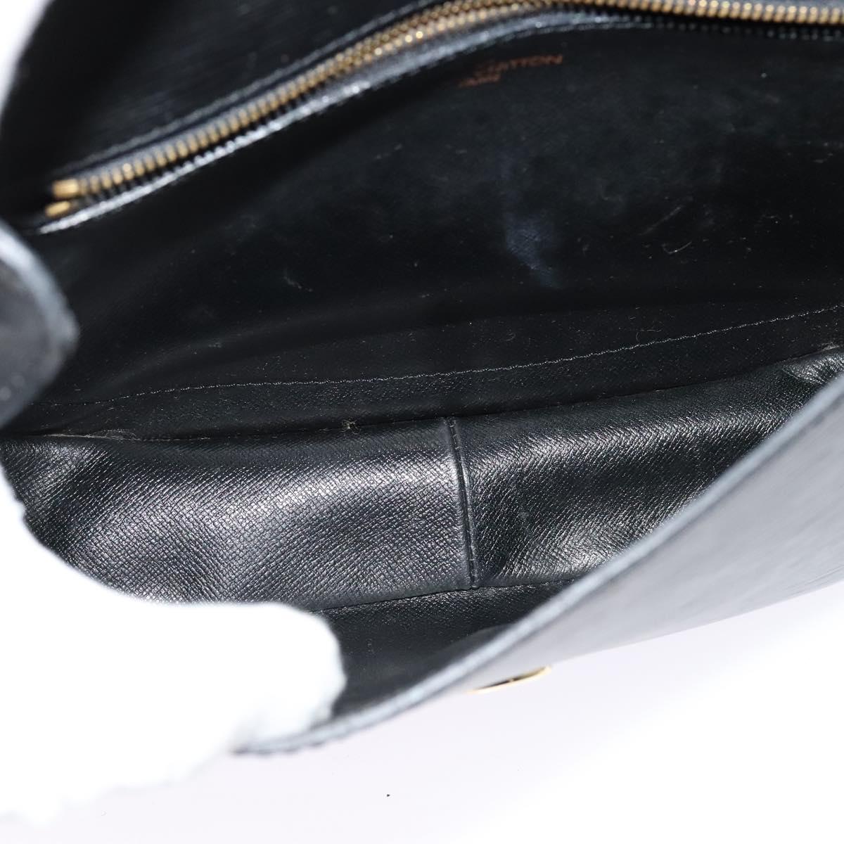 LOUIS VUITTON Epi Saint Cloud GM Shoulder Bag Black Noir M52192 LV Auth 129506