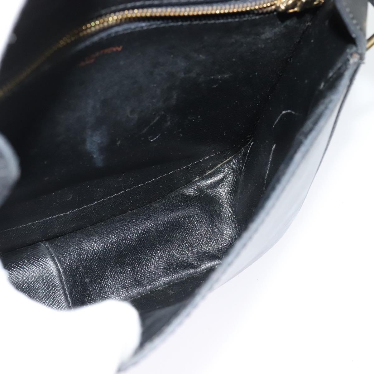 LOUIS VUITTON Epi Saint Cloud GM Shoulder Bag Black Noir M52192 LV Auth 129506