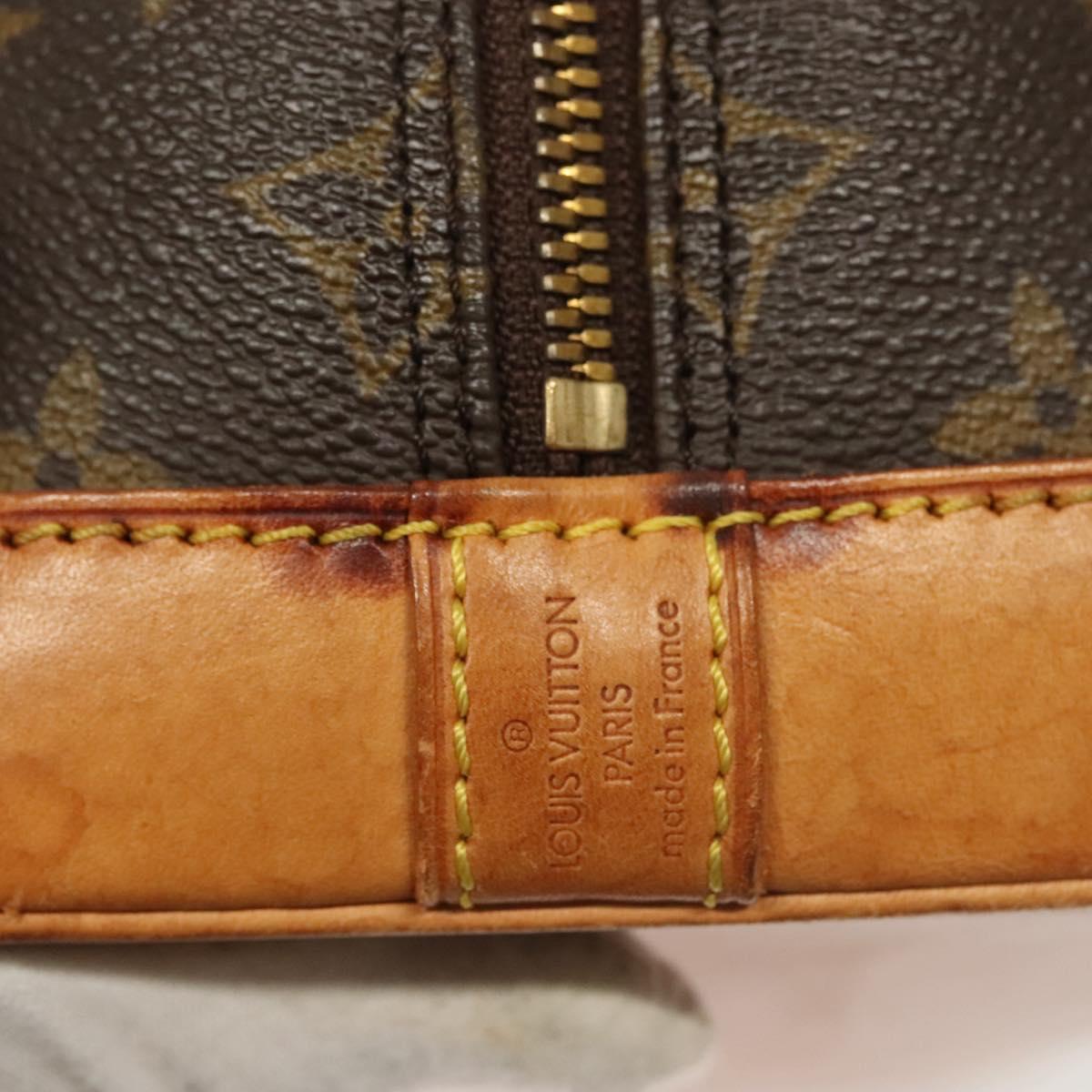 LOUIS VUITTON Monogram Alma Hand Bag M51130 LV Auth 129507