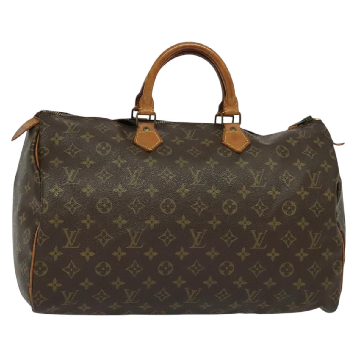LOUIS VUITTON Monogram Speedy 40 Hand Bag Vintage M41522 LV Auth 129528