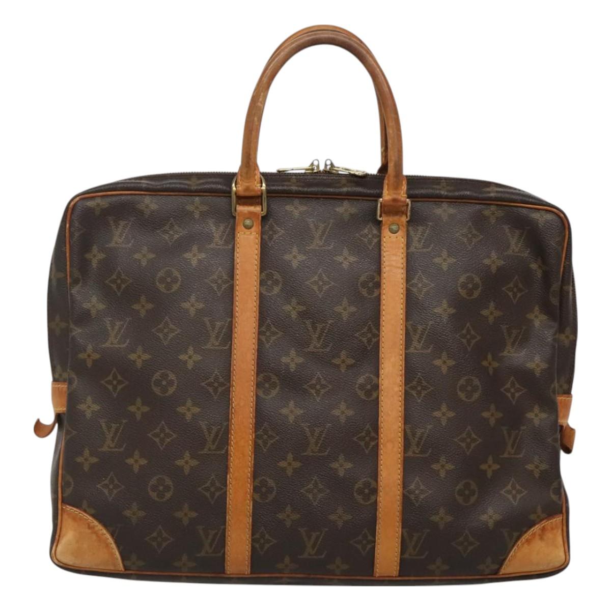 LOUIS VUITTON Monogram Porte Documents Voyage Business Bag M52005 Auth 129534